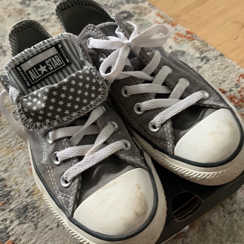 Converse All Stars - Charcoal Grey and White